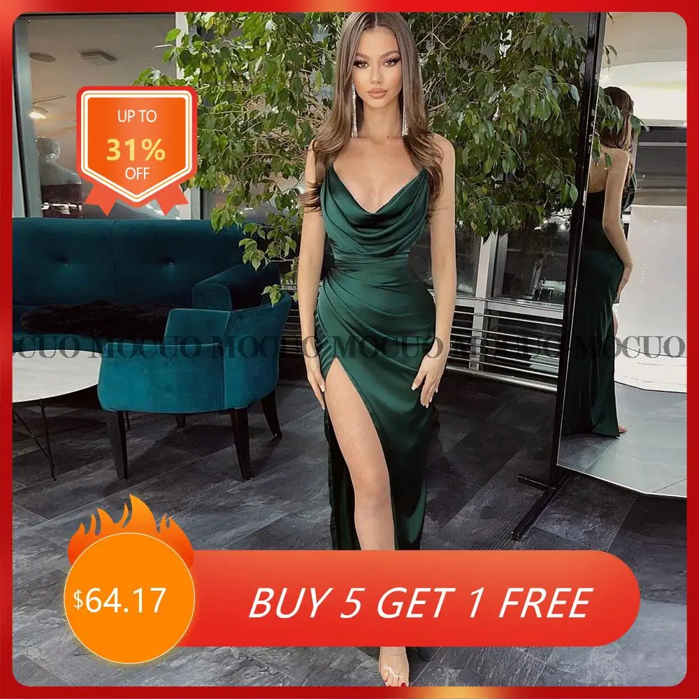 Атласные вечерние платья с высоким разрезом и юбкой-годе, плиссированное платье с рюшами, официальное платье Дубая, 2022
Атласные вечерние платья с высоким разрезом и юбкой-годе, плиссированное платье с рюшами, официальное платье Дубая, 2022