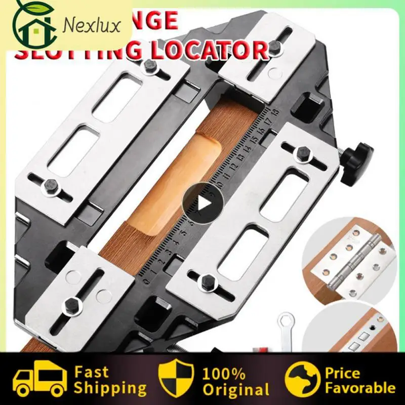 Wood Door Hinge Slotting Locator Hole Opener Wear-resisting Lightweight Gate Hinge Drill Bits Durable Door Hinge Jig
Wood Door Hinge Slotting Locator Hole Opener Wear-resisting Lightweight Gate Hinge Drill Bits Durable Door Hinge Jig