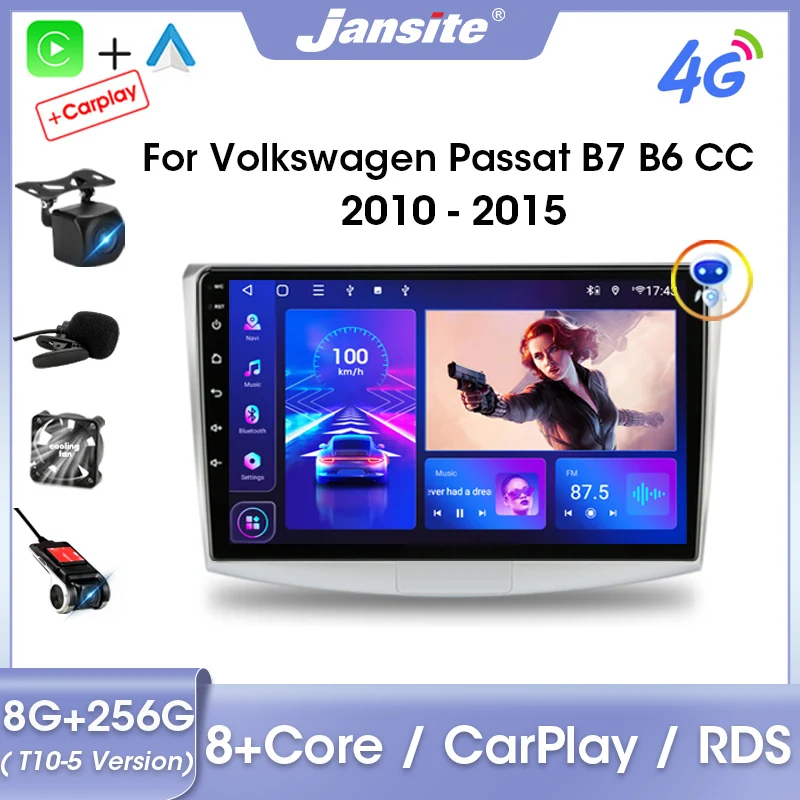Jansite 2 din Android 11.0 Car Radio For VW Volkswagen Passat B7 B6 CC 2010-2015 8G+256G Multimedia Player Headunit Carplay RDS
Jansite 2 din Android 11.0 Car Radio For VW Volkswagen Passat B7 B6 CC 2010-2015 8G+256G Multimedia Player Headunit Carplay RDS