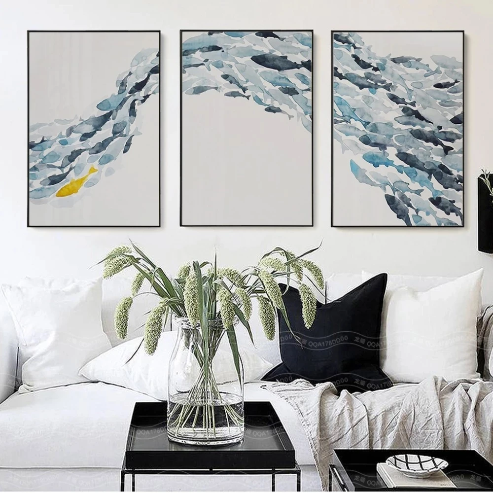 Nordic Simple Abstract Fish Group Posters And Prints Wall Art Print Canvas Painting Decorative Picture For Living Room Gift
Nordic Simple Abstract Fish Group Posters And Prints Wall Art Print Canvas Painting Decorative Picture For Living Room Gift