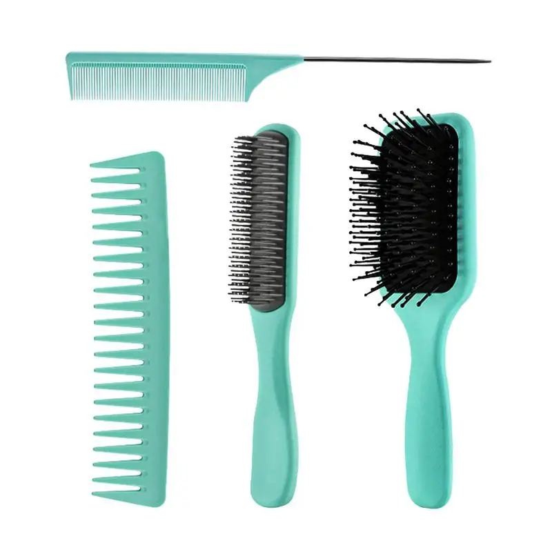 Hair Brush And Comb Set 4Pcs Detangling Brush And Hair Comb Great On Wet Or Dry Hair Hair Comb Wide-Tooth And Tail Comb No
Hair Brush And Comb Set 4Pcs Detangling Brush And Hair Comb Great On Wet Or Dry Hair Hair Comb Wide-Tooth And Tail Comb No