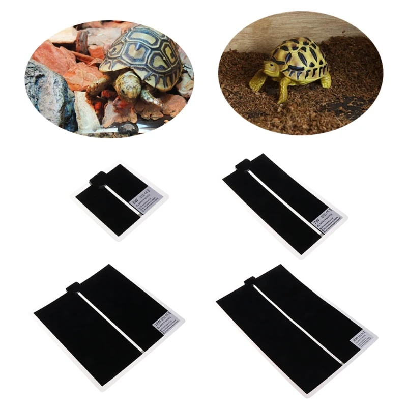 

Multi-purpose Reptile Heater Mat Terrarium Warmer Heating Mat 4 Sizes for Turtle Snake Lizard Spider Frog 20W/14W/7W/5W yatak