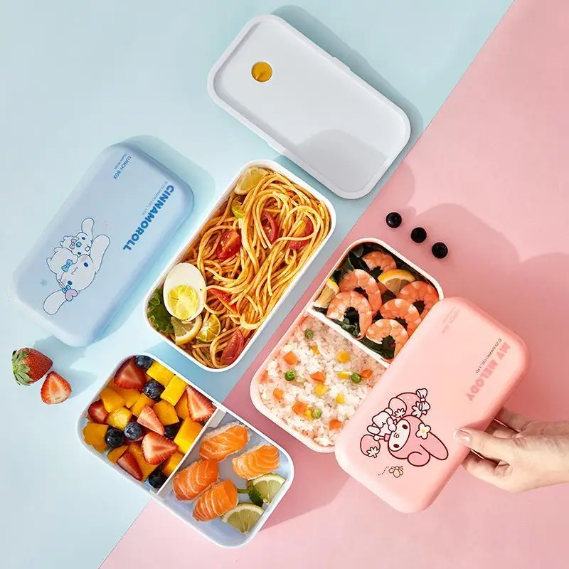 Sanrio Double-Layer Large-Capacity Lunch Box 1000Ml Cinnamoroll Melody Kitty Microwaveable Students Lunchboxes Anime Plush Toy
Sanrio Double-Layer Large-Capacity Lunch Box 1000Ml Cinnamoroll Melody Kitty Microwaveable Students Lunchboxes Anime Plush Toy