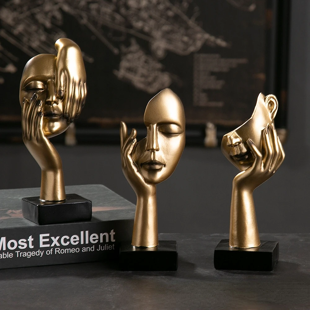 Face Resin Statue Home Decoration Room Abstract Figure Sculpture Office Living Room Sculpture Home Decor Accessories
Face Resin Statue Home Decoration Room Abstract Figure Sculpture Office Living Room Sculpture Home Decor Accessories