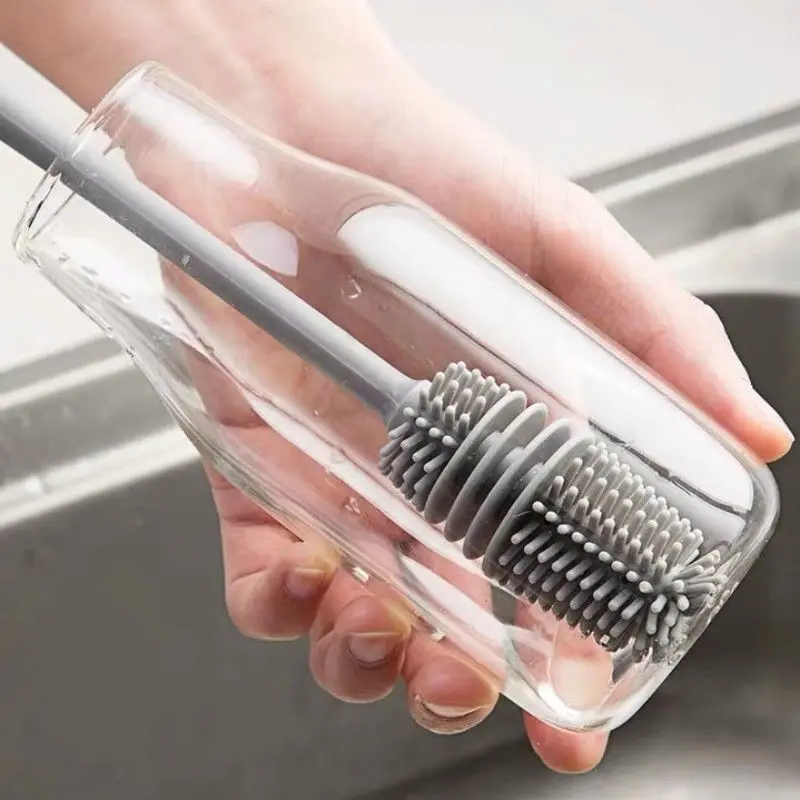Silicone Cup Brush Cup Scrubber Glass Cleaner Kitchen Cleaning Tool Long Handle Drink Wineglass Bottle Glass Cup Cleaning Brush
Silicone Cup Brush Cup Scrubber Glass Cleaner Kitchen Cleaning Tool Long Handle Drink Wineglass Bottle Glass Cup Cleaning Brush