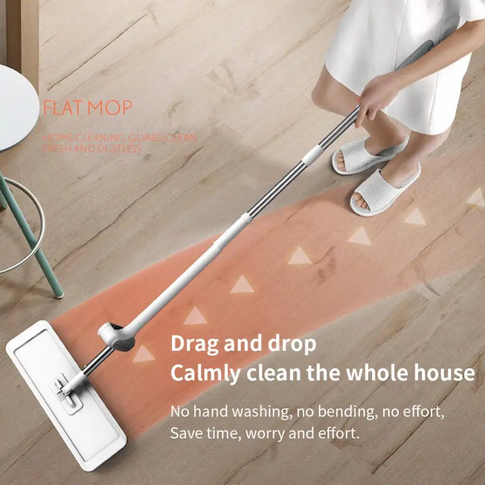 Squeeze Mop Flat Hands Free Washing Lazy Mops for House Floor Cleaning Household Cleaning Tools with Replaced Pads
Squeeze Mop Flat Hands Free Washing Lazy Mops for House Floor Cleaning Household Cleaning Tools with Replaced Pads