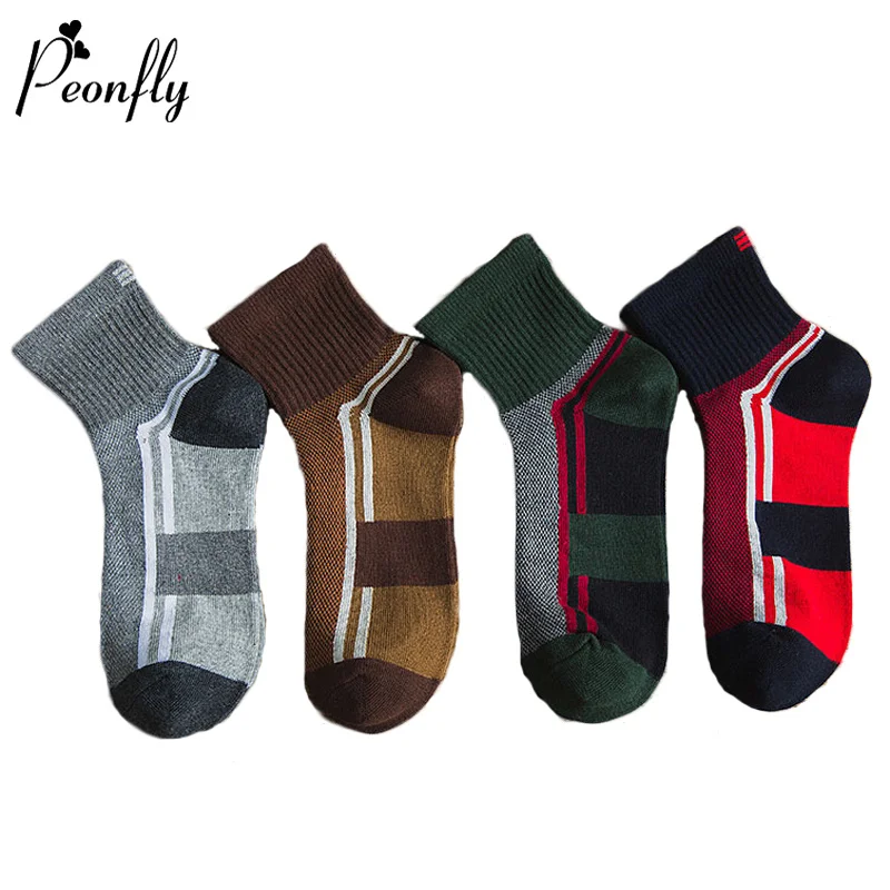 Peonfly Funny Fashion Spelling Color Stripe Men Dress Socks High Quality Warm Ventilation Cotton Male Business Short Sock Autumn 
Peonfly Funny Fashion Spelling Color Stripe Men Dress Socks High Quality Warm Ventilation Cotton Male Business Short Sock Autumn