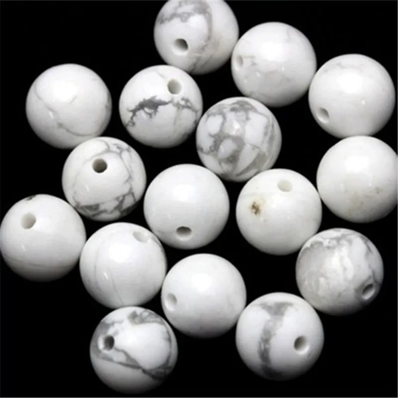 Round 4/6/8/10mm White Turquoise Loose Beads for DIY Craft Bracelet Necklace Jewelry Making
Round 4/6/8/10mm White Turquoise Loose Beads for DIY Craft Bracelet Necklace Jewelry Making