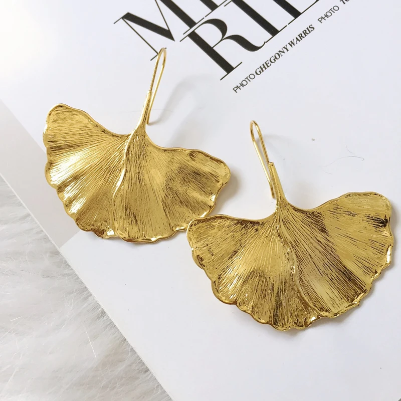 2023 Gold Color Leaves Metal Earrings For Women Girls Korean Fashion Geometric Boho Statement Bijoux Party Gift Pendientes
2023 Gold Color Leaves Metal Earrings For Women Girls Korean Fashion Geometric Boho Statement Bijoux Party Gift Pendientes