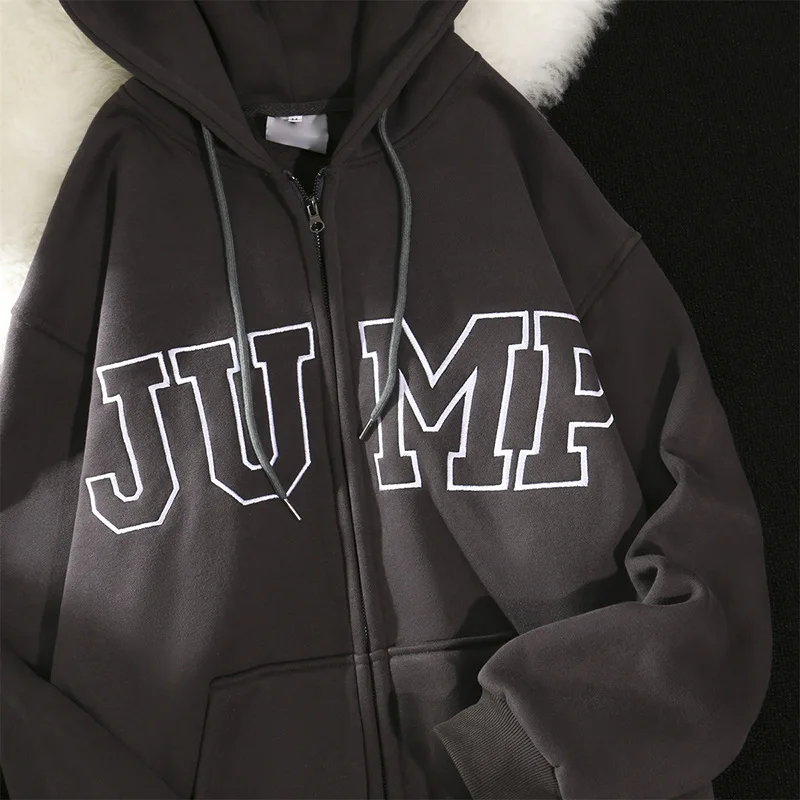 2023 AHip Hop Zip Up Hoodies Women Harajuku Vintage Oversized Sweatshirts Loose Casual All-match Fleece Tops Korean Fashion
2023 AHip Hop Zip Up Hoodies Women Harajuku Vintage Oversized Sweatshirts Loose Casual All-match Fleece Tops Korean Fashion
