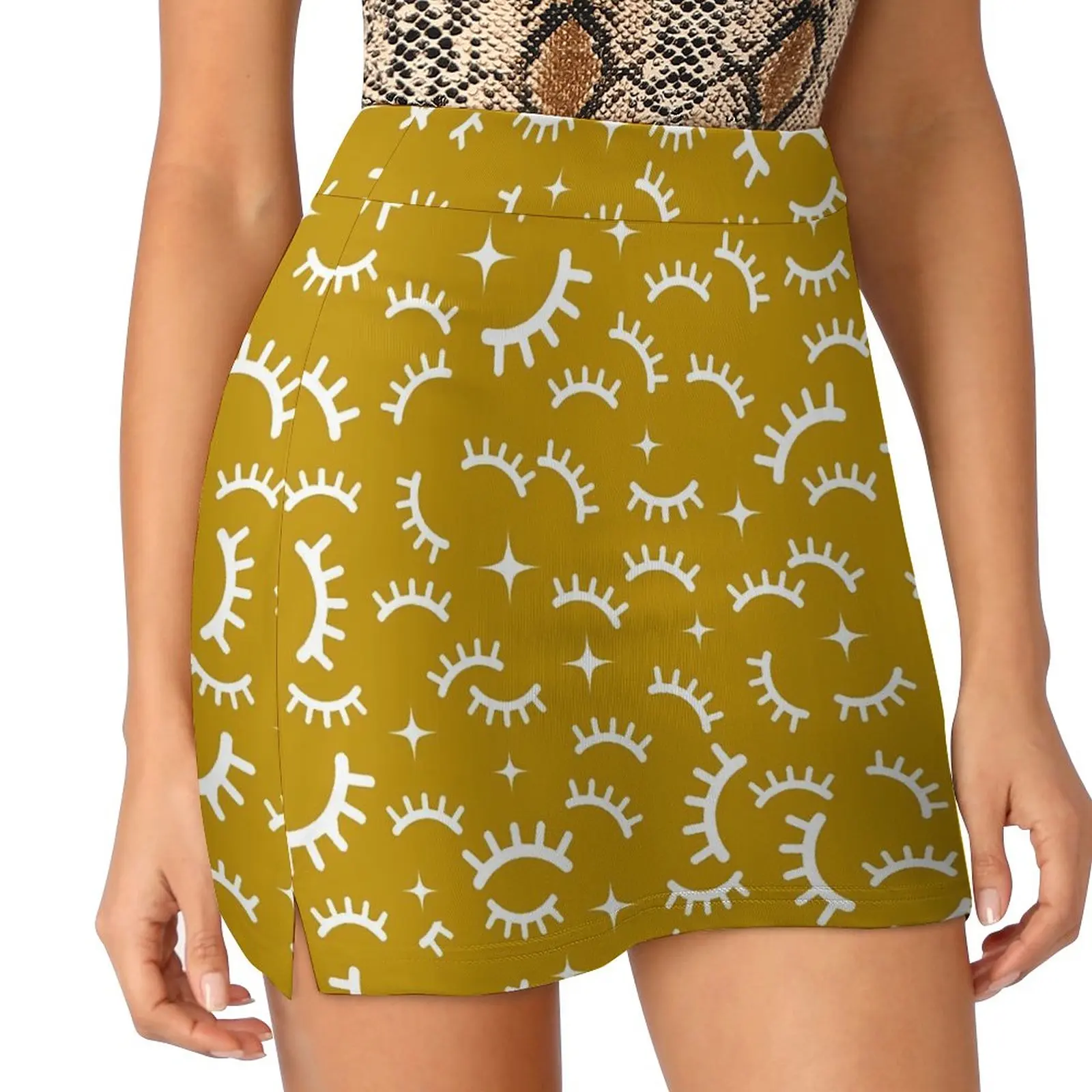 Eyelashes Skirt Women Cartoon Closed Eyes Elegant Mini Skirts High Waist Custom Y2K Casual Skirt Big Size 3XL 4XL
Eyelashes Skirt Women Cartoon Closed Eyes Elegant Mini Skirts High Waist Custom Y2K Casual Skirt Big Size 3XL 4XL