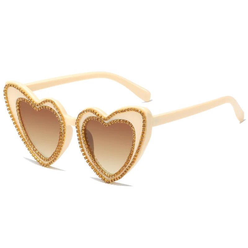 LORETOROSA Polarized Sunglasses For Women Heart Shape Diamond Shining Rhinestone Inside Fashion Eyewear 5 Colors Eyeglasses 
LORETOROSA Polarized Sunglasses For Women Heart Shape Diamond Shining Rhinestone Inside Fashion Eyewear 5 Colors Eyeglasses
