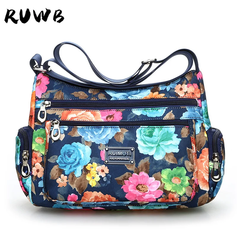 RUWB Floral Shoulder Bag Rural Style Fashion Women Bag European and American Style Vintage Bag Lightweight Zippers Messenger Bag
RUWB Floral Shoulder Bag Rural Style Fashion Women Bag European and American Style Vintage Bag Lightweight Zippers Messenger Bag