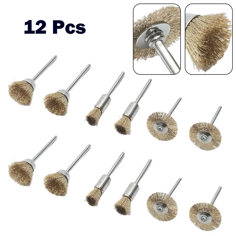 12pcs/Set Portable Wire Brushes Kit Bowl T-shaped Drill Brush Kits For Descaling Carbon Removal Cleaning Polishing
12pcs/Set Portable Wire Brushes Kit Bowl T-shaped Drill Brush Kits For Descaling Carbon Removal Cleaning Polishing