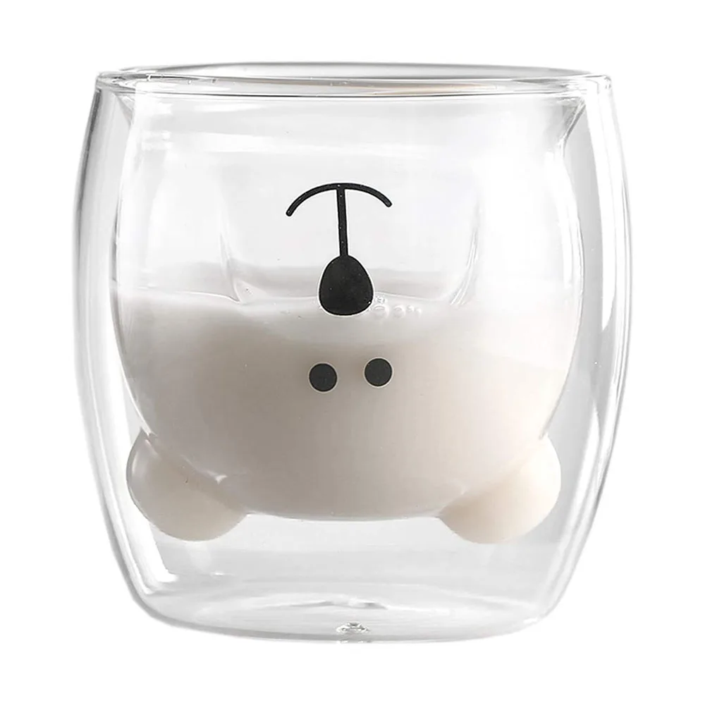 Cute Mug Bear tea Coffee Mug Milk Couple Double Wall Glass Mug Funny Valentine's Day Birthday Gift for You
Cute Mug Bear tea Coffee Mug Milk Couple Double Wall Glass Mug Funny Valentine's Day Birthday Gift for You