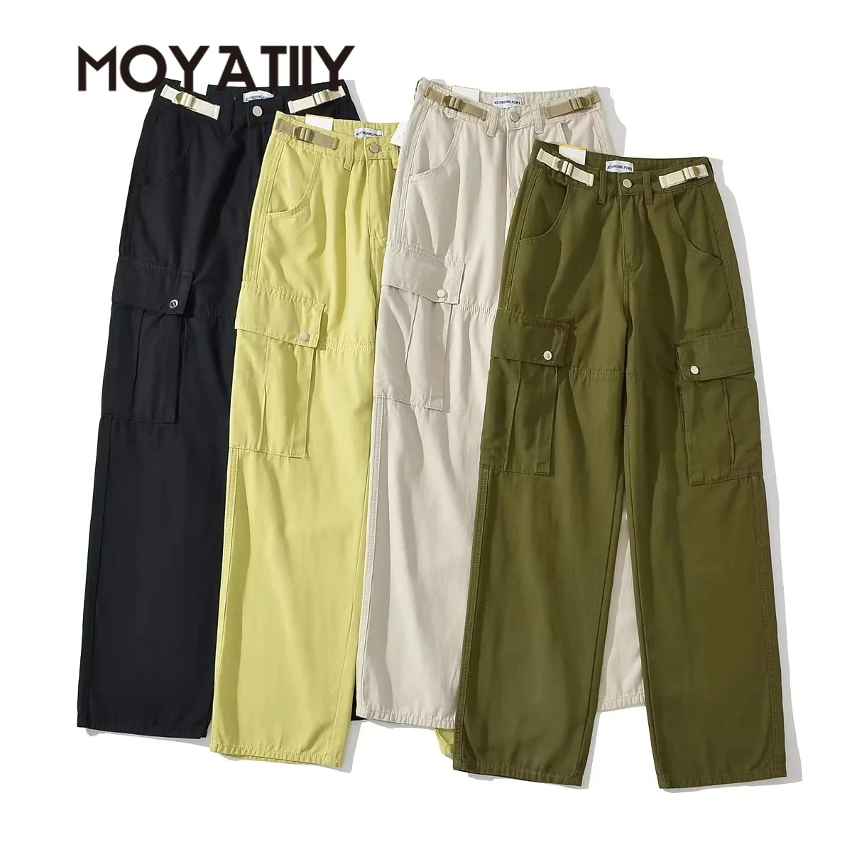 MOYATIIY Women New Year Pants Fashion Loose Casual Work Pants Trosuers Office Ladies Big Pocket Female Bottoms
MOYATIIY Women New Year Pants Fashion Loose Casual Work Pants Trosuers Office Ladies Big Pocket Female Bottoms