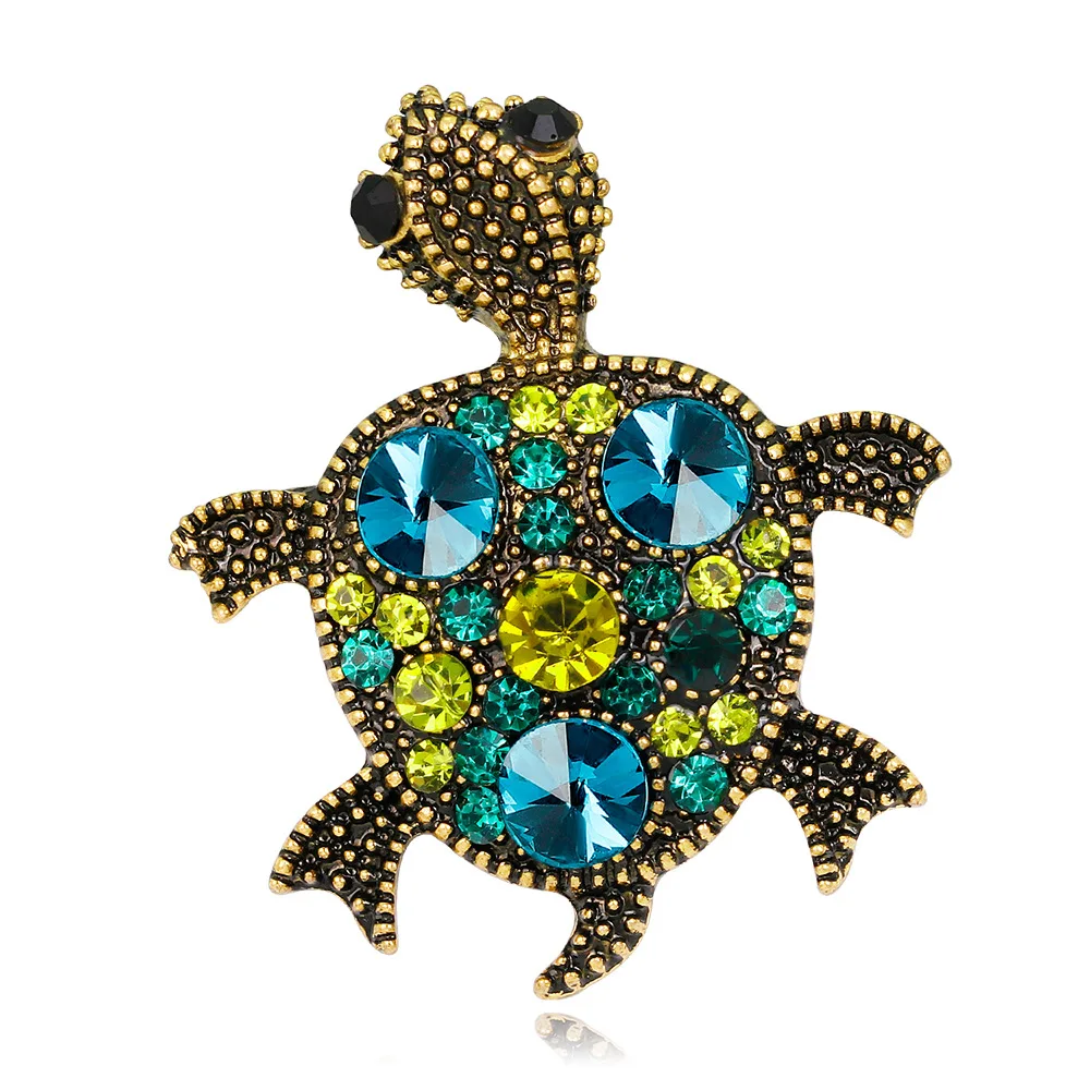 TULX Vintage Sea Turtle Brooches For Women Rhinestone Animal Tortoise Brooch Hijab Pins Bags Accessories Jewelry
TULX Vintage Sea Turtle Brooches For Women Rhinestone Animal Tortoise Brooch Hijab Pins Bags Accessories Jewelry