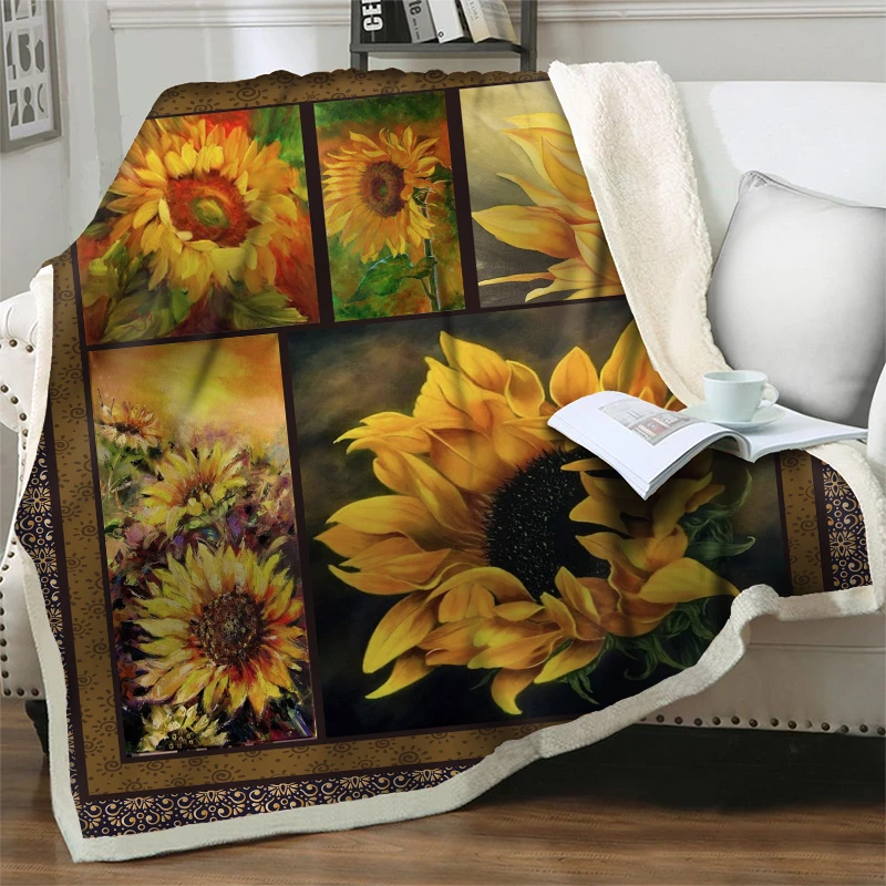 Vivid Sunflower 3D Plush Throw Fleece Blankets for Bed Sofa Kids Gift Soft Warm Flannel Home Bedspread Travel Picnic Nap Blanket
Vivid Sunflower 3D Plush Throw Fleece Blankets for Bed Sofa Kids Gift Soft Warm Flannel Home Bedspread Travel Picnic Nap Blanket