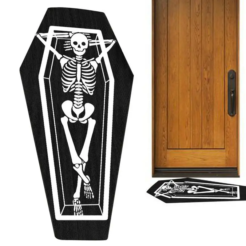 Non-slip Gothic Coffin Doormat Art Gothic Skeleton Rug Floor Mat Gothic Halloween Bedroom Living Room Decoration Carpet
Non-slip Gothic Coffin Doormat Art Gothic Skeleton Rug Floor Mat Gothic Halloween Bedroom Living Room Decoration Carpet