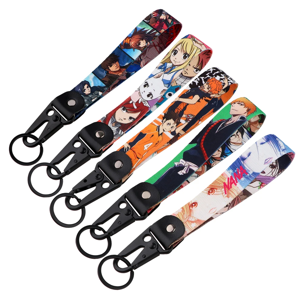Japanese Anime Series Short Lanyard Wrist Badge Rope NANA Lanyard For ID Card Holder Key Rings Motorcycles Keychain Accessories
Japanese Anime Series Short Lanyard Wrist Badge Rope NANA Lanyard For ID Card Holder Key Rings Motorcycles Keychain Accessories