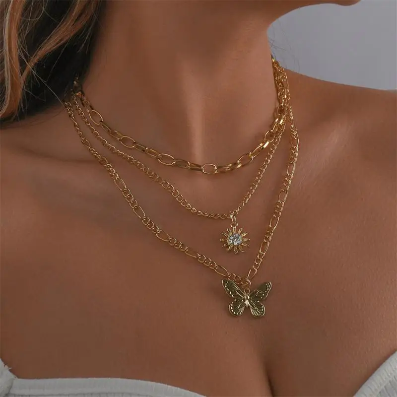 2 Pcs Titanium Choker Necklaces Women Fashion Gothic Punk Metal Clavicle ChainFashion Party Jewelry Gift Geometric Necklaces
2 Pcs Titanium Choker Necklaces Women Fashion Gothic Punk Metal Clavicle ChainFashion Party Jewelry Gift Geometric Necklaces