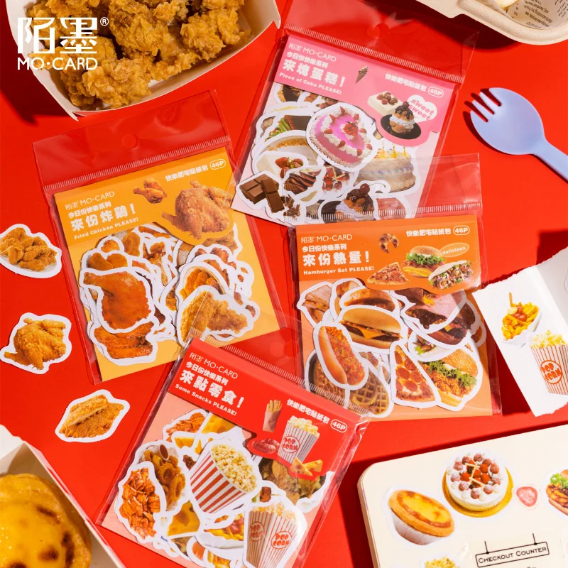 46 Pcs Fast Food Paper Stickers Kawaii Paper Stickers For Water Cup Stationery Diy Scrapbooking Diary Album Decals
46 Pcs Fast Food Paper Stickers Kawaii Paper Stickers For Water Cup Stationery Diy Scrapbooking Diary Album Decals