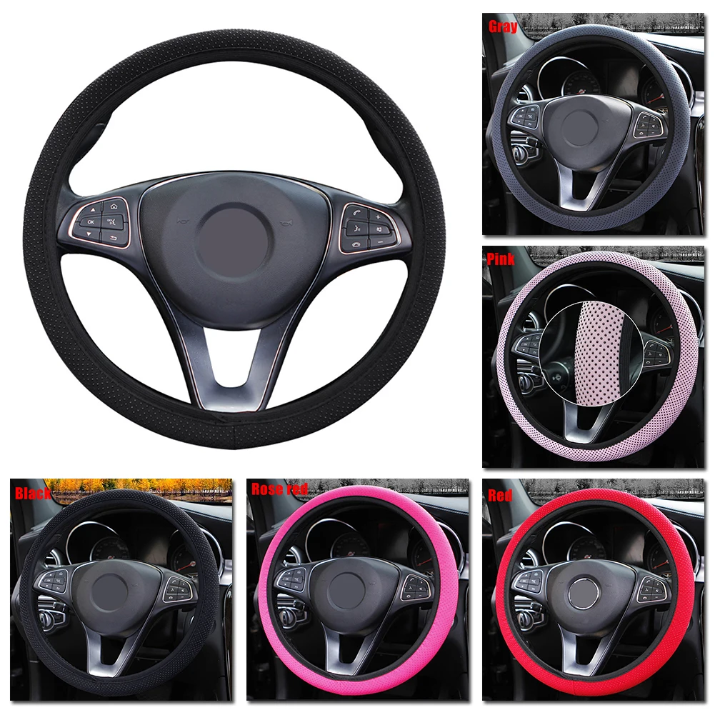 Car Steering Wheel Cover Universal Massage Steering Wheel Cover Protector Car-styling Auto Interior Accessories 37-38cm
Car Steering Wheel Cover Universal Massage Steering Wheel Cover Protector Car-styling Auto Interior Accessories 37-38cm