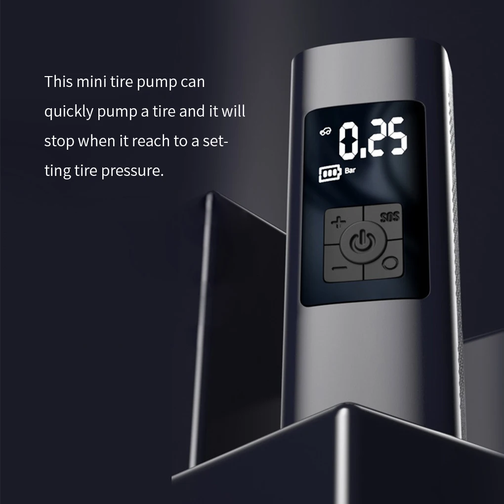 Компрессор для шин, ручной мини-компрессор для колес, с USB зарядкой
Компрессор для шин, ручной мини-компрессор для колес, с USB зарядкой
