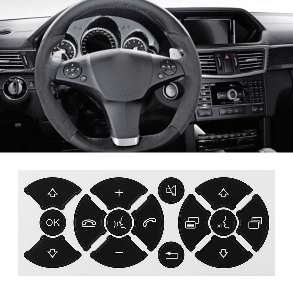 For Benz Car Steering Wheel Switch Button Repair Stickers Black For Mercedes C E G 2007-2014 Anti Scratch Dustproof Sticker
For Benz Car Steering Wheel Switch Button Repair Stickers Black For Mercedes C E G 2007-2014 Anti Scratch Dustproof Sticker