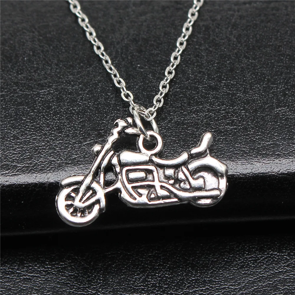 Simple Classic Fashion 24x15mm Antique Silver Color Motorcycle Pendant Girl Women Short Chain Necklaces Choker Necklace
Simple Classic Fashion 24x15mm Antique Silver Color Motorcycle Pendant Girl Women Short Chain Necklaces Choker Necklace