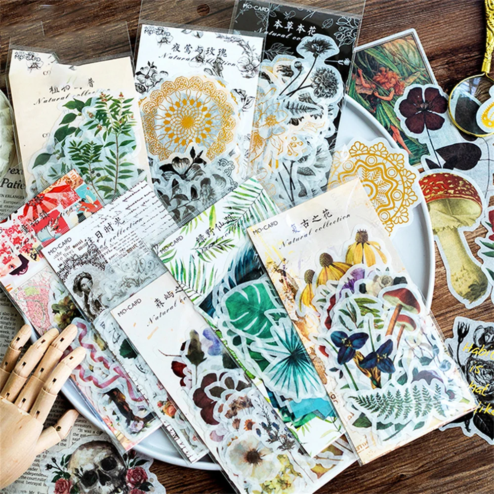 60sheets Plant Flowers Vintage Stickers Colorful DIY Decorative Material Stickers Waterproof Scrapbooking Diary Album Journals
60sheets Plant Flowers Vintage Stickers Colorful DIY Decorative Material Stickers Waterproof Scrapbooking Diary Album Journals