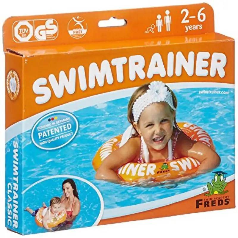 

Классическая оранжевая плавающая тренировочная академия (2-6 лет)-идеальная помощь при плавании для малышей
