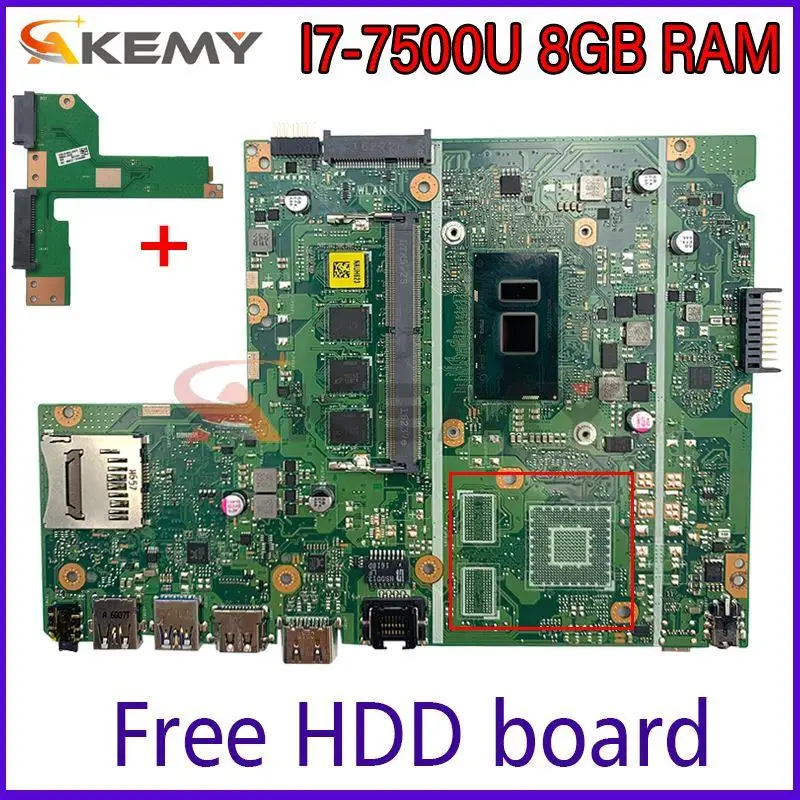 Материнская плата для ноутбука Asus X541UA X541UAK X541UVK X541UJ X541UV X541U F541U R541U X541UA
Материнская плата для ноутбука Asus X541UA X541UAK X541UVK X541UJ X541UV X541U F541U R541U X541UA