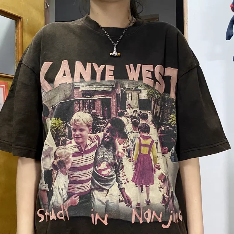 Good Quality Kanye West SCHOOL TIME Vintage T-shirts Men 1:1 Women Fashion Tees Oversized T Shirt Mens Clothing
Good Quality Kanye West SCHOOL TIME Vintage T-shirts Men 1:1 Women Fashion Tees Oversized T Shirt Mens Clothing