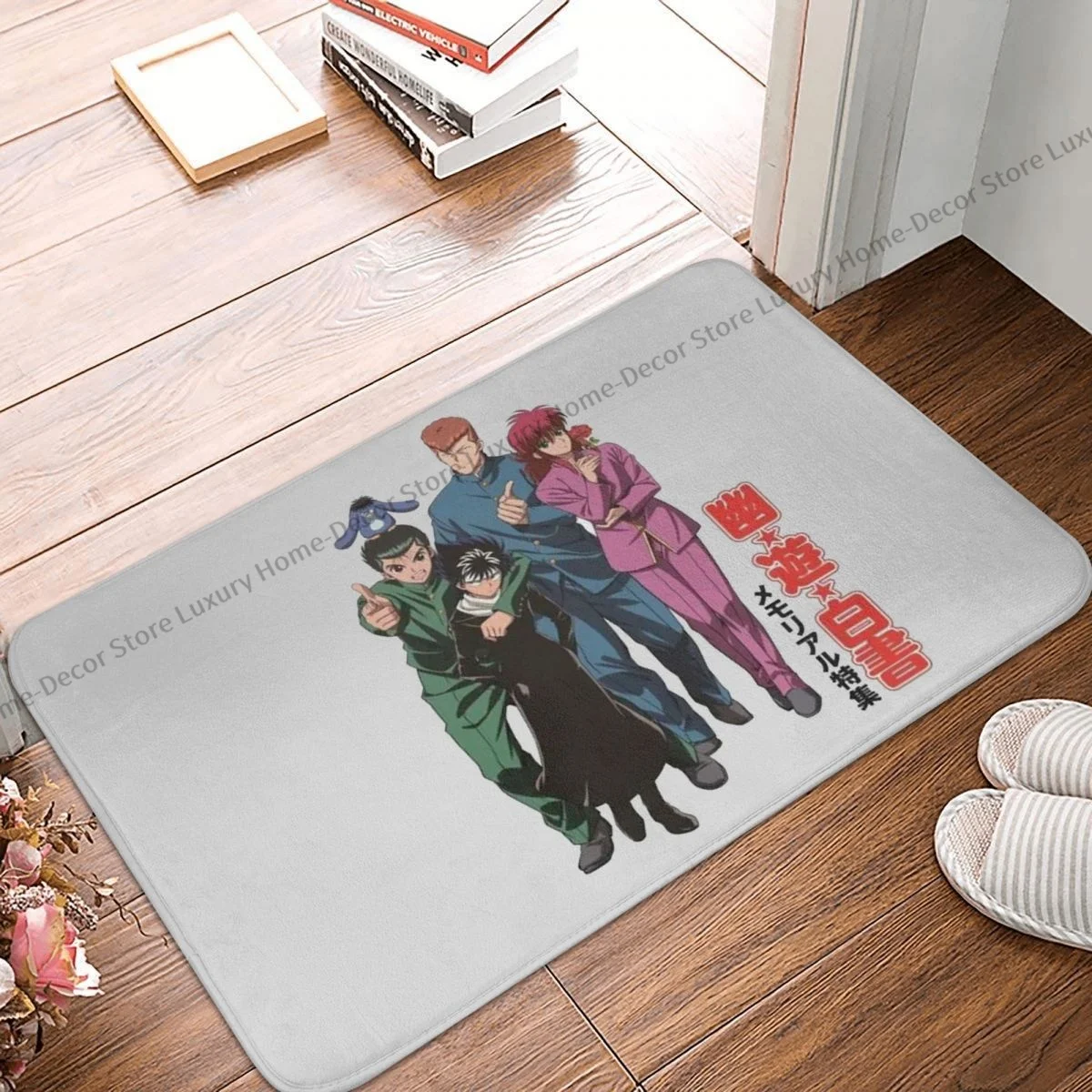 Нескользящий ковер для ванной YuYu HAKUSHO, фланелевый коврик для входной двери, домашний декоративный коврик
Нескользящий ковер для ванной YuYu HAKUSHO, фланелевый коврик для входной двери, домашний декоративный коврик