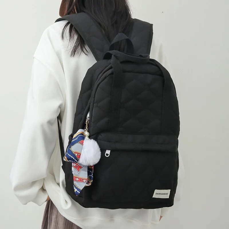Ransel Wanita Nilon Tas Sekolah Kapasitas Besar untuk Anak Perempuan Ransel Penyimpanan Tahan Air Ransel Perjalanan Desain
Ransel Wanita Nilon Tas Sekolah Kapasitas Besar untuk Anak Perempuan Ransel Penyimpanan Tahan Air Ransel Perjalanan Desain