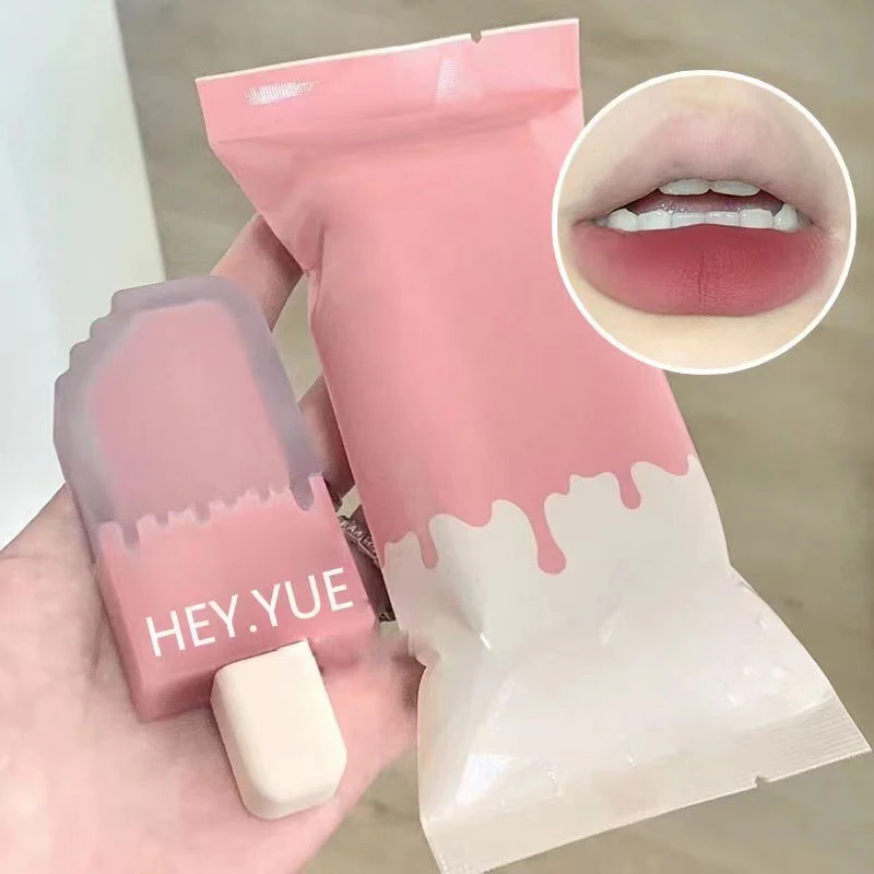 Cute Velvet Matte Lip Gloss Whitening Waterproof Long-lasting Lip Mud Ice Cream Lipstick For Women Beauty Korean Cosmetics
Cute Velvet Matte Lip Gloss Whitening Waterproof Long-lasting Lip Mud Ice Cream Lipstick For Women Beauty Korean Cosmetics