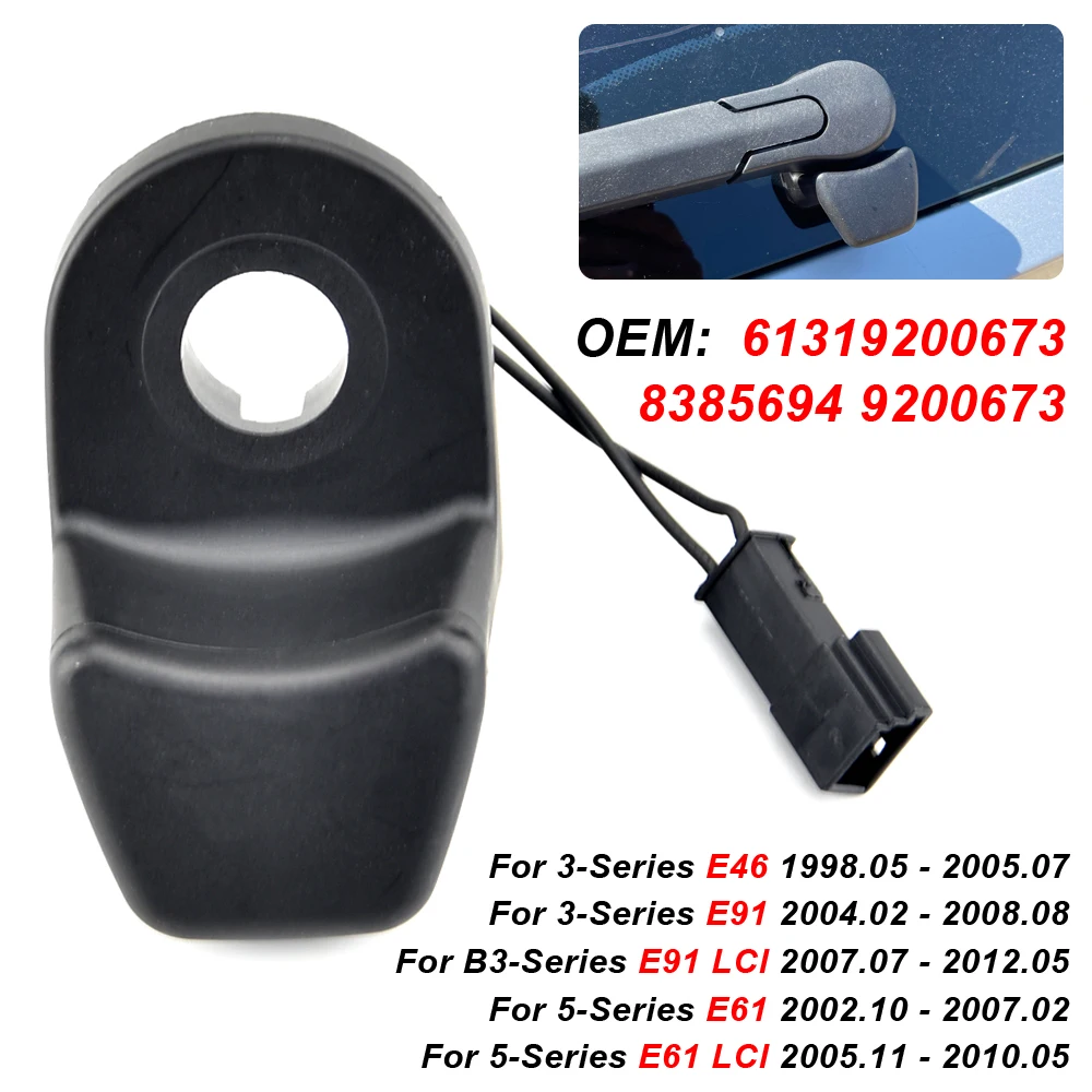 

Rear Tailgate Auto Car Interior Black Easy Install Micro Switch Practical Window Key Button 61319200673 9200673 For BMW E46 E91