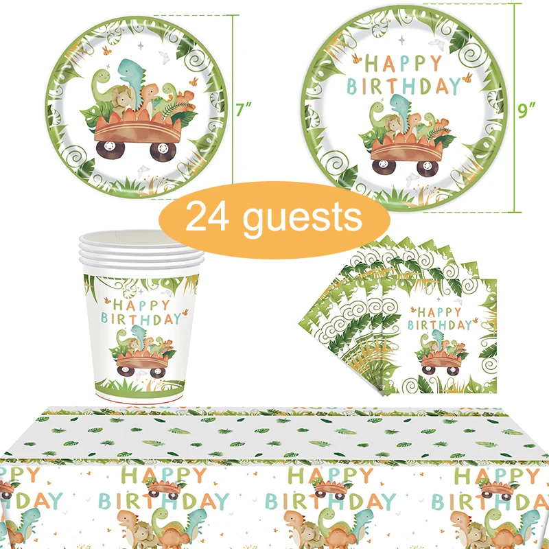 Dinosaur Birthday Decorations Disposable Tablewares Plates Cups Three Rex Party Tablecloth Boys Birthday Party Decor Supplies
Dinosaur Birthday Decorations Disposable Tablewares Plates Cups Three Rex Party Tablecloth Boys Birthday Party Decor Supplies
