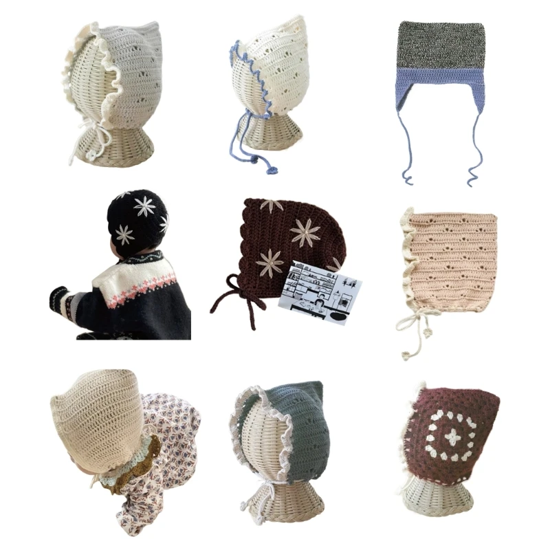 Вязаная крючком кружевная детская шапочка с регулируемым ремешком. Теплая и модная шапочка-бини для малышей, осенне-зимняя вещь.
Вязаная крючком кружевная детская шапочка с регулируемым ремешком. Теплая и модная шапочка-бини для малышей, осенне-зимняя вещь.