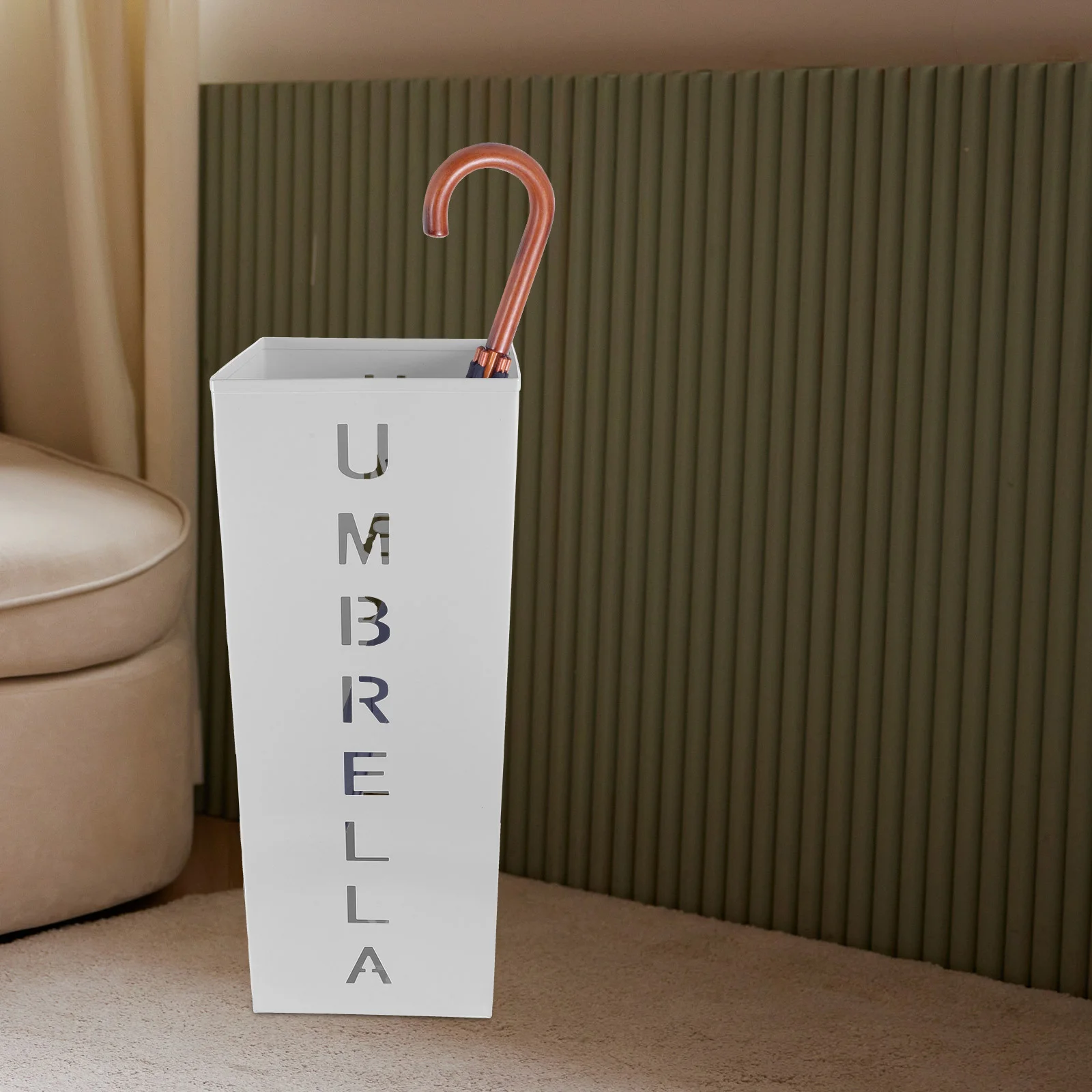Umbrella Rack Stand Multi-functional Magazine Newspaper Storage Bucket Walking Sticks Holder
Umbrella Rack Stand Multi-functional Magazine Newspaper Storage Bucket Walking Sticks Holder