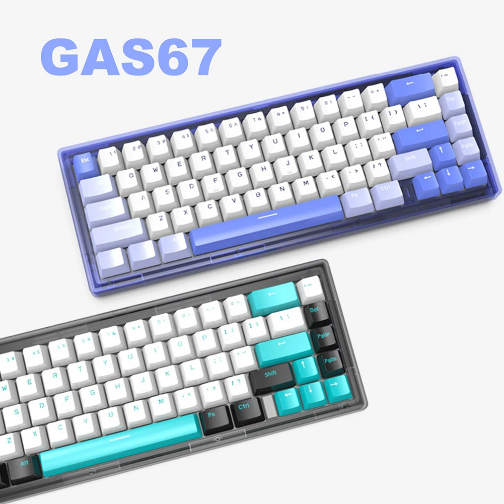 

GAS67 Hot Swap RGB игровая механическая клавиатура, проводная, стандартная, 3 режима подключения