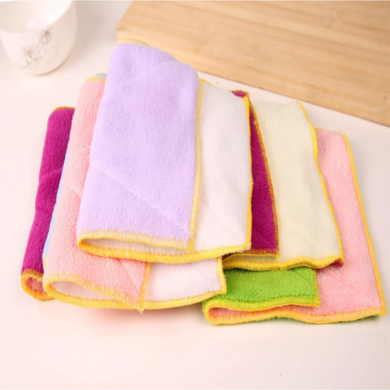 3Pcs Double-sided Kitchen Super Absorbent Dish Towel Non-stick Oil Double-layer Thickened Soft Pot And Bowl Scouring Pad Rag
3Pcs Double-sided Kitchen Super Absorbent Dish Towel Non-stick Oil Double-layer Thickened Soft Pot And Bowl Scouring Pad Rag