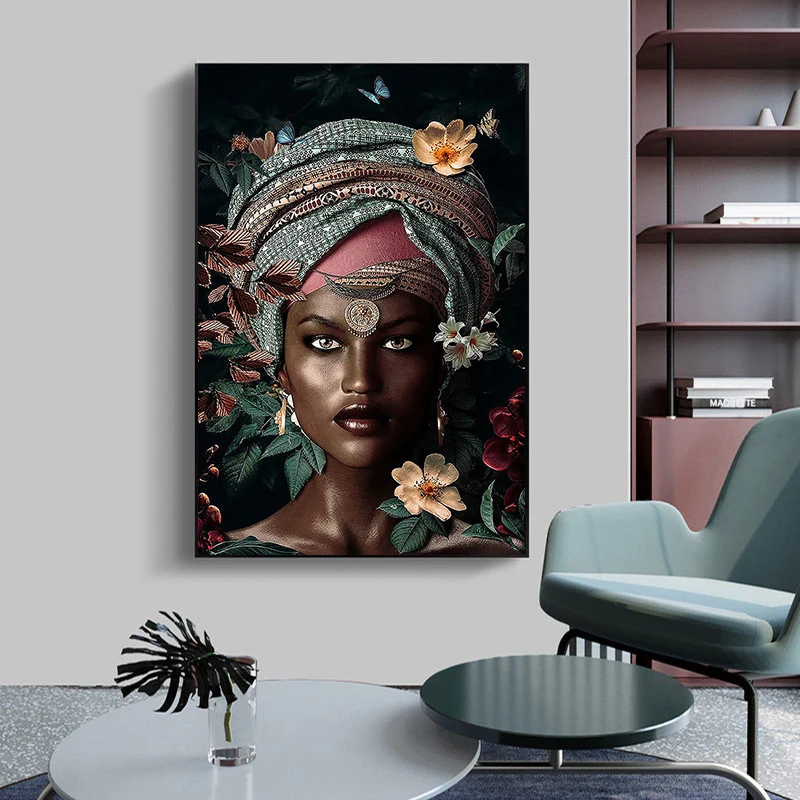 African Women Flowers Canvas Painting Wall Prints Abstract Girls Posters and Prints Wall Art Pictures Living Room Decor Cuadros
African Women Flowers Canvas Painting Wall Prints Abstract Girls Posters and Prints Wall Art Pictures Living Room Decor Cuadros