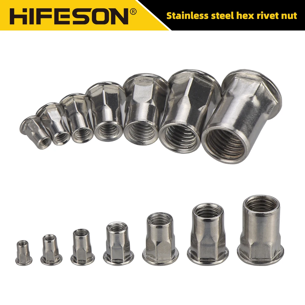 HIFESON Гайки шестигранные нержавеющая сталь 304 M3 M4 M5 M6 M8 M10 20 шт
HIFESON Гайки шестигранные нержавеющая сталь 304 M3 M4 M5 M6 M8 M10 20 шт