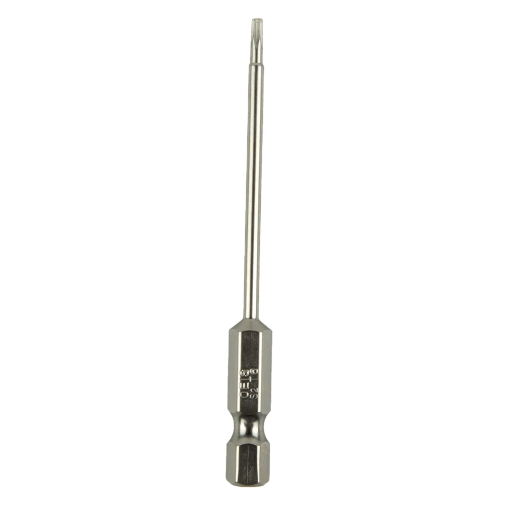 Screwdriver High Performance Silver Alloy Steel 75mm Torx Screwdriver Bit with Hex Shank T40 Tool for Smooth Screwing
Screwdriver High Performance Silver Alloy Steel 75mm Torx Screwdriver Bit with Hex Shank T40 Tool for Smooth Screwing