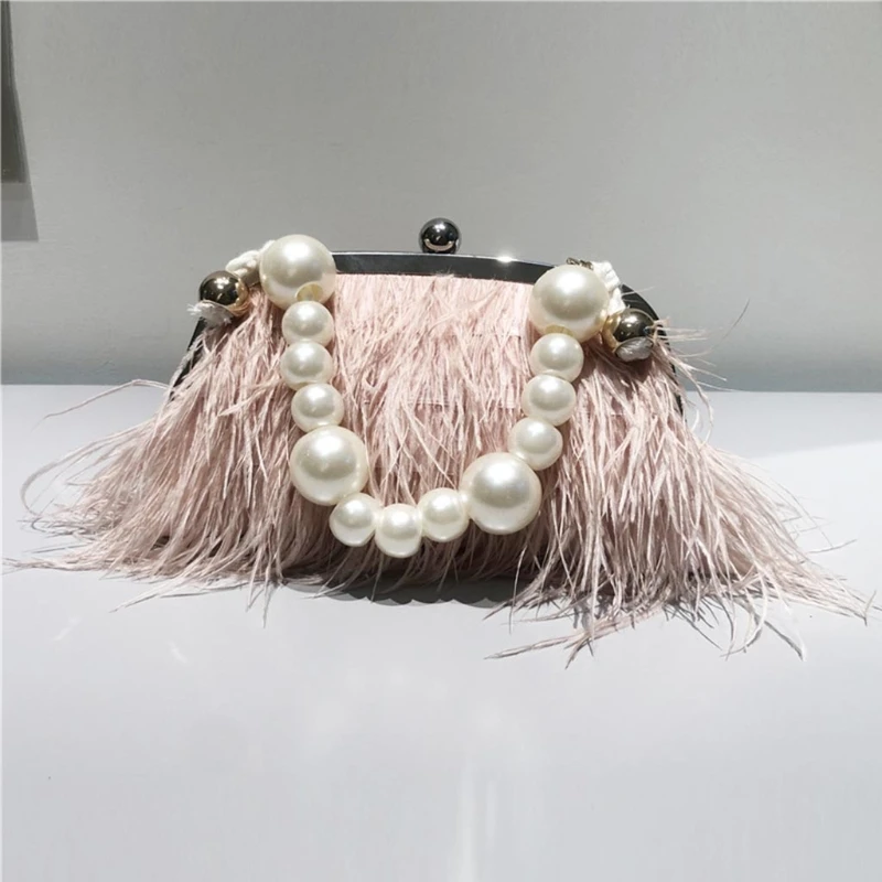 Ladies Handbag Feather Clutch Bag Wedding Purse Feather Shoulder Bag Luxury 2 Type Chain Snake Chain & Pearl Short Chain T8NB
Ladies Handbag Feather Clutch Bag Wedding Purse Feather Shoulder Bag Luxury 2 Type Chain Snake Chain & Pearl Short Chain T8NB
