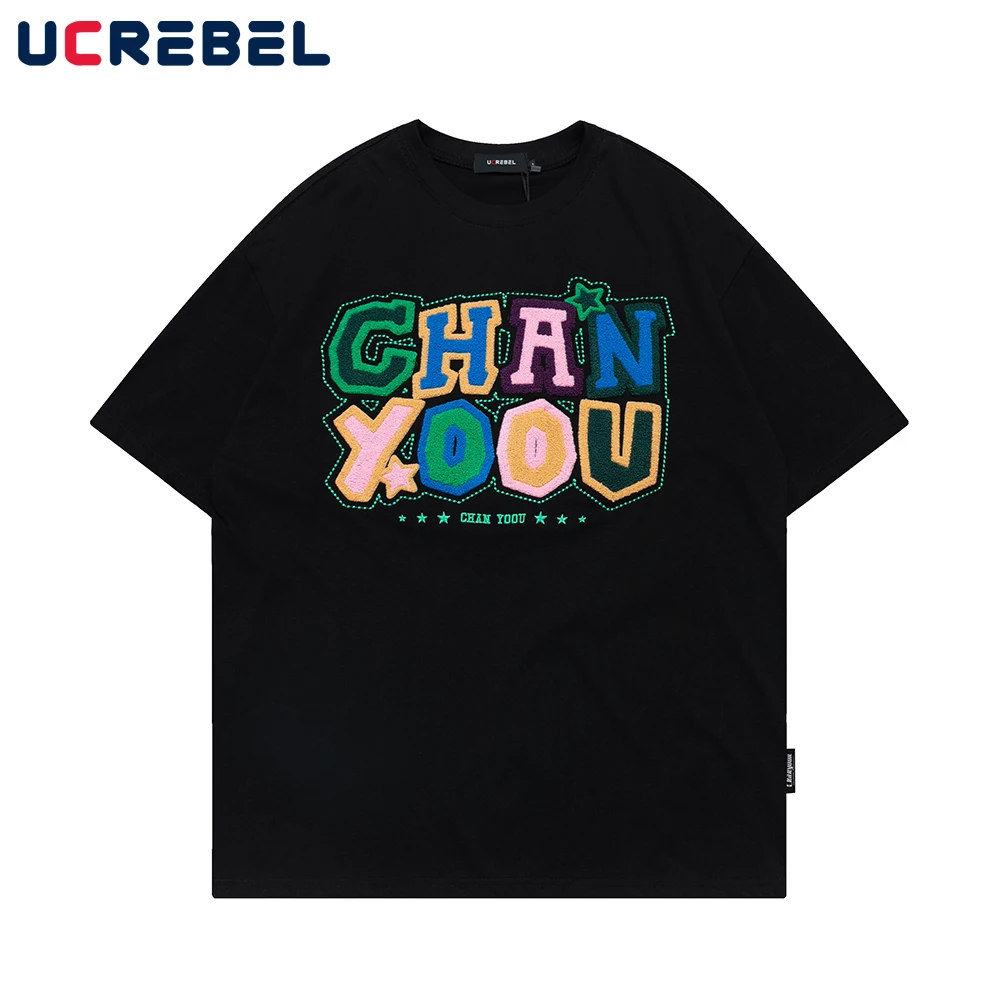 Футболка мужская хлопковая с коротким рукавом, Повседневная Уличная одежда с вышивкой и надписью, топ свободного покроя с коротким рукавом ...
Футболка мужская хлопковая с коротким рукавом, Повседневная Уличная одежда с вышивкой и надписью, топ свободного покроя с коротким рукавом ...