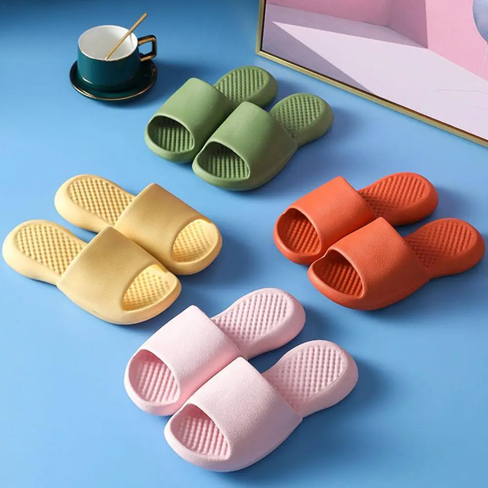 Home Non-slip Wear-resistant Thick-soled Super Soft Slippers Sole Slide Sandals Leisure Men women Indoor Bathroom Anti-slip Shoe
Home Non-slip Wear-resistant Thick-soled Super Soft Slippers Sole Slide Sandals Leisure Men women Indoor Bathroom Anti-slip Shoe