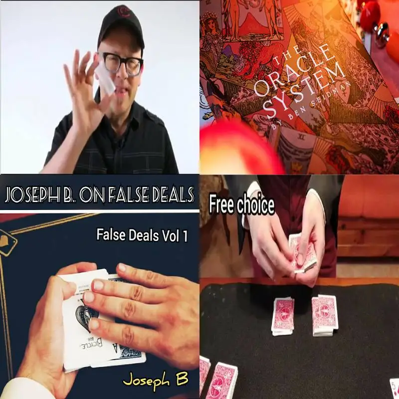 2021 the Oracle System by Ben Seidman,Jay Sankey T-C-C lecture,on False Ddeals Vol.1 by Joseph B,No More Cuts by Joseph B Magic 
2021 the Oracle System by Ben Seidman,Jay Sankey T-C-C lecture,on False Ddeals Vol.1 by Joseph B,No More Cuts by Joseph B Magic